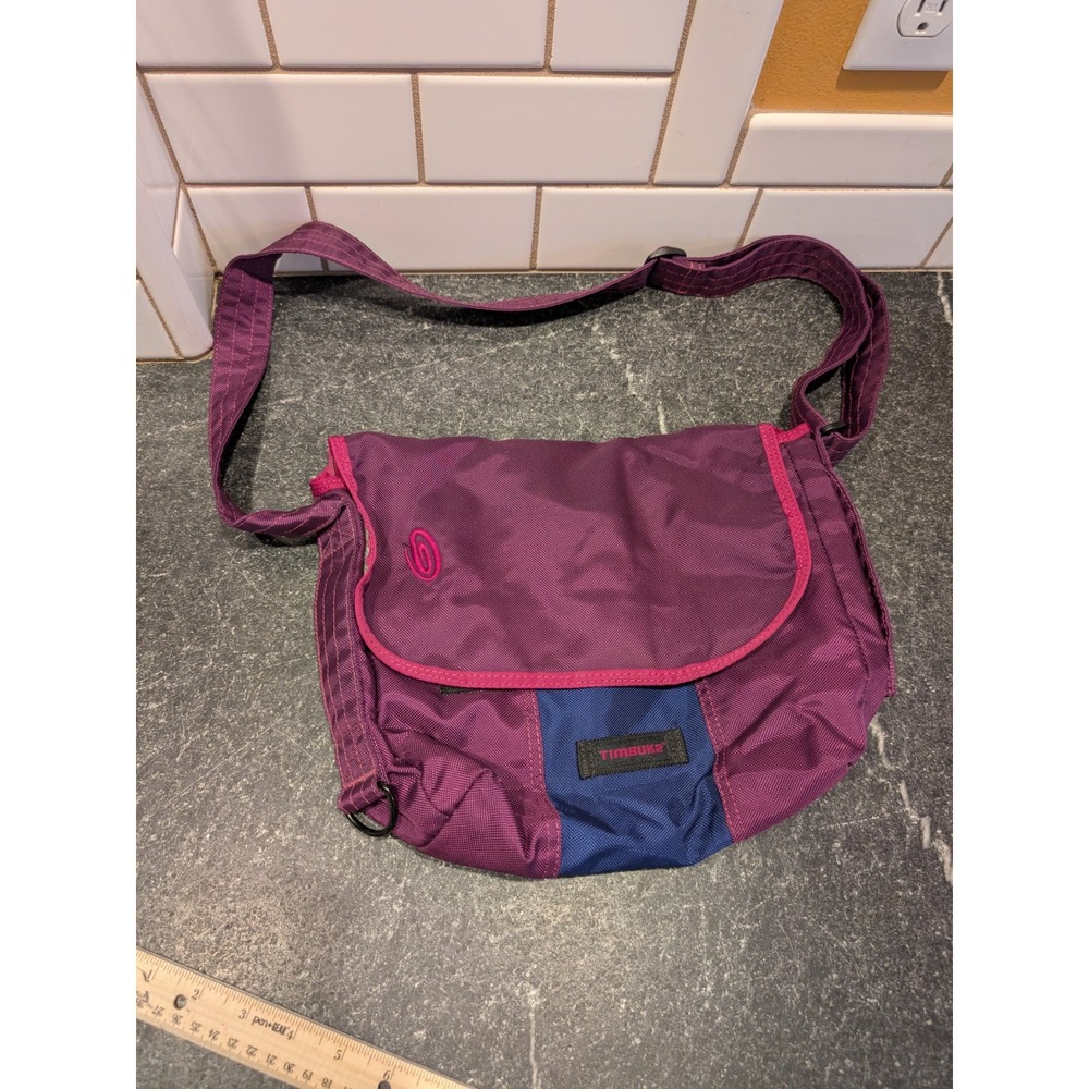 Timbuk2 Messenger Bag Purple Navy Blue Pink Small Crossbody Shoulder Bag Small
